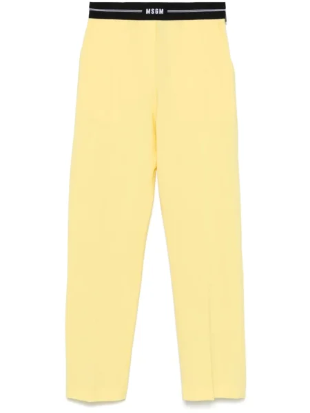 Pantaloni Msgm galben