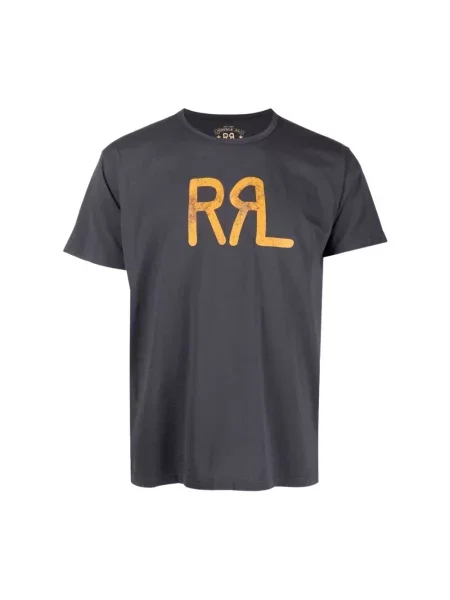 Koszulka prążkowana Ralph Lauren szara