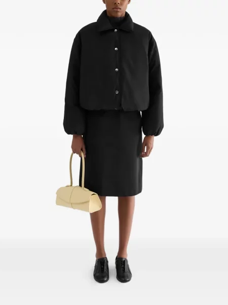 Lung geacă Jil Sander negru