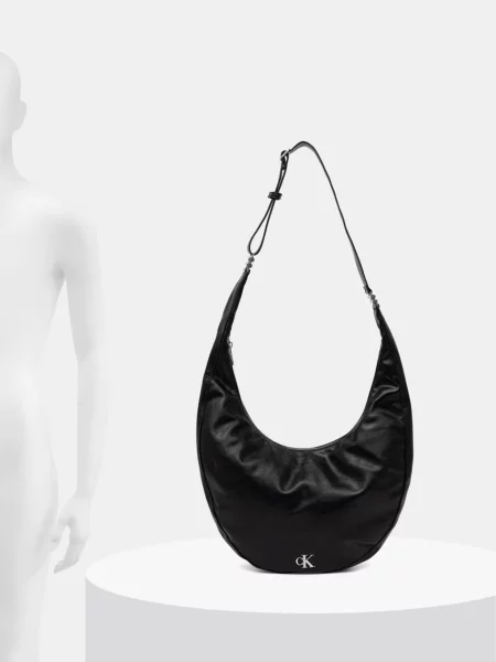 Calvin Klein félhold táska női műbőr fekete