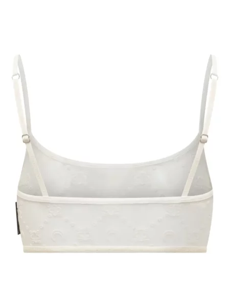 Sutien Marine Serre din jacard alb