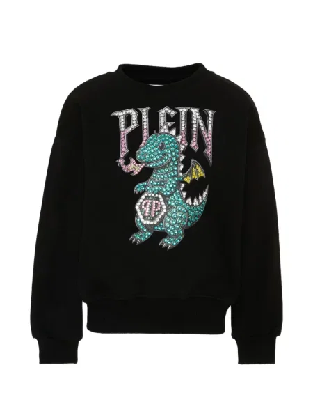 Sweter dziecięcy Philipp Plein czarny