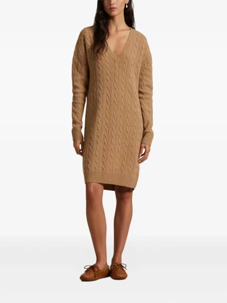 Căciulă Polo Ralph Lauren cu broderie tricotate de costum albastru