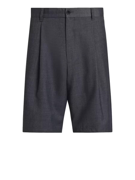 Samsøe Samsøe Pantaloni cutați Mandla metalic gri
