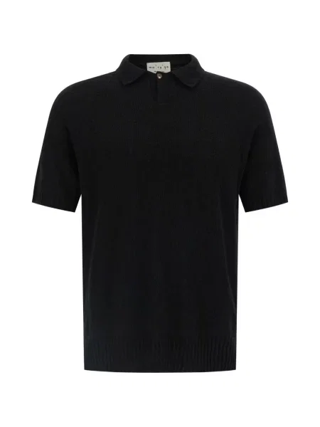 Polo Ma'ry'ya scurt negru