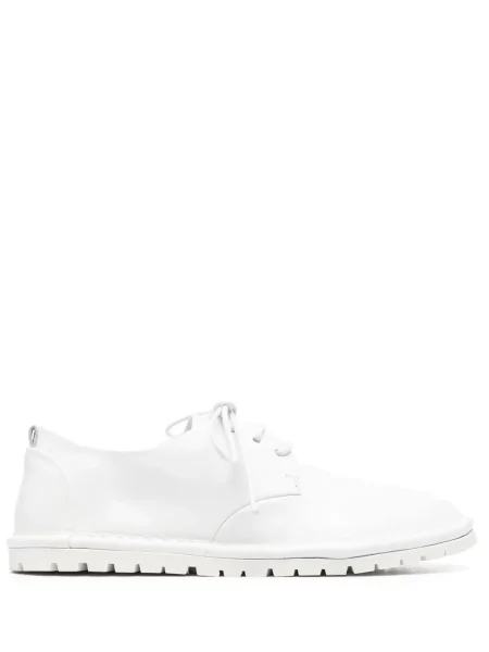 Šněrovací krajkové polobotky Marsèll bílé