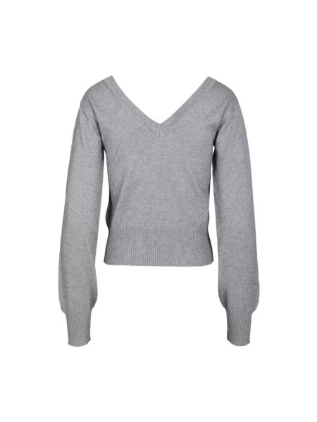 Dzianinowy sweter Vivienne Westwood szary
