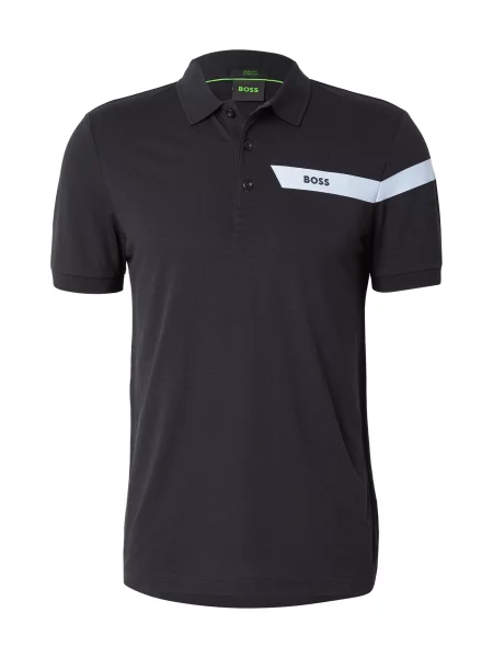 BOSS Majica Paule marine / svetlo siva