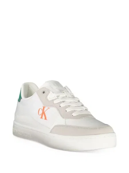 Sneakersy Calvin Klein z nadrukiem białe