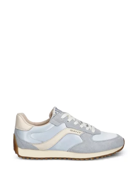 Sneakers Gant με κορδόνια σουέντ μπλε