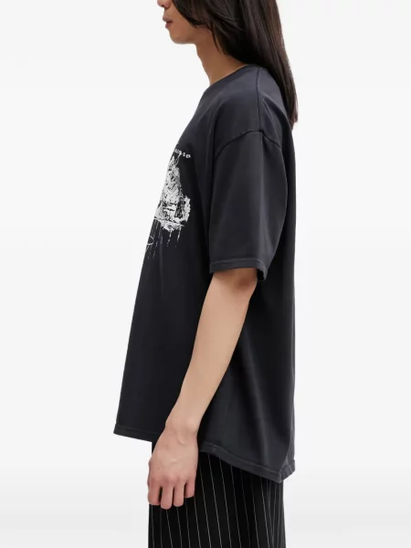 Tricou Rhude cu imagine negru