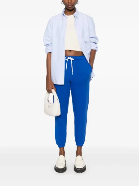 Lengvas kelnės Polo Ralph Lauren velvetinės mėlyna