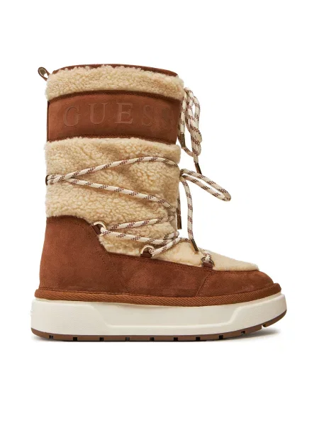 Дутики Guess бежевые