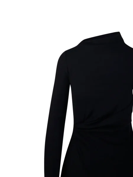 Rochie Sportmax asimetrică negru