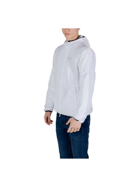 Kurtka Emporio Armani Ea7 z długim rękawem biała