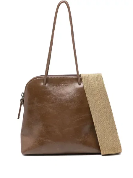 Geantă plic Uma Wang din piele maro