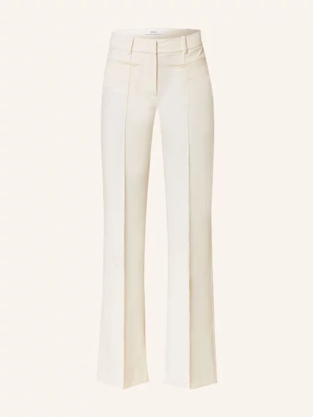 Reiss Bootcut Kalhoty Claude krémová