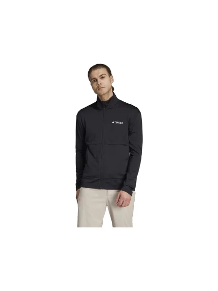 Vestă Adidas din fleece negru