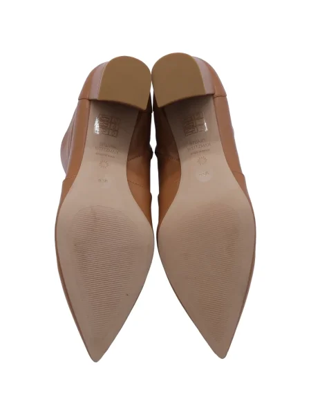 Cizme scurte Stuart Weitzman din piele maro