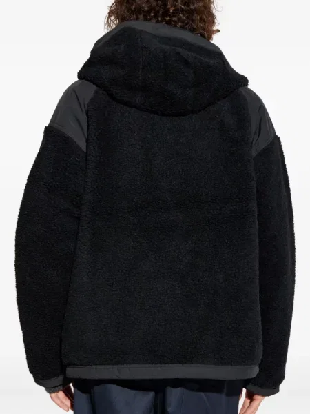 Geacă Canada Goose din fleece negru