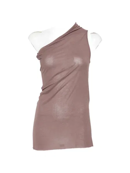 Top Rick Owens drapat cu un umăr gol
