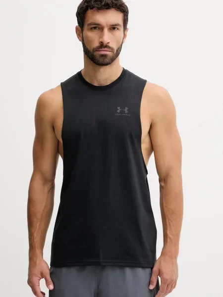 Majica kratkih rukava za trening Under Armour crna
