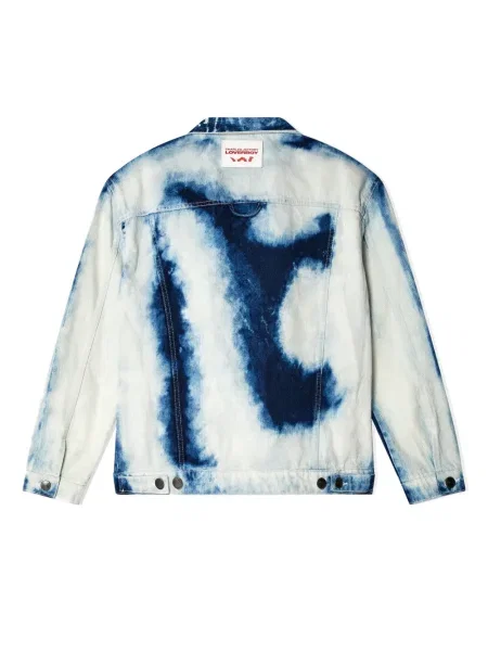 Geacă de blugi Charles Jeffrey Loverboy alb