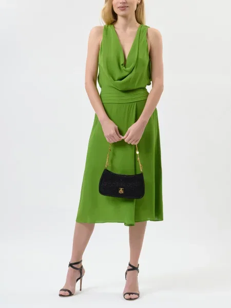 Платье Elisabetta Franchi зеленое