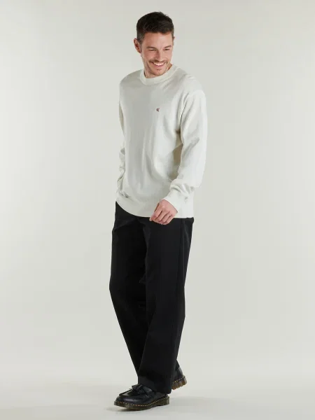 Geacă de blugi Calvin Klein Jeans alb