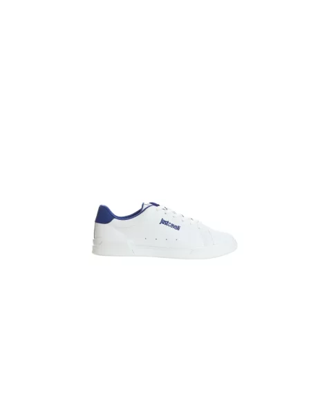 Sneakersy Just Cavalli skórzane białe