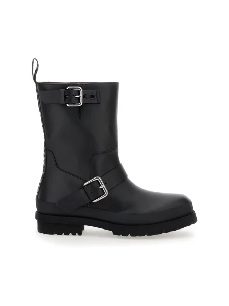 Botki Stella Mccartney skórzane czarne