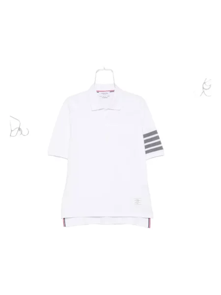 Polo Thom Browne w paski białe