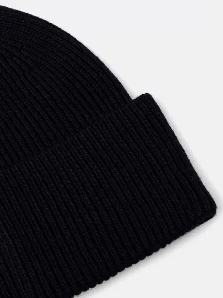 Вовняна шапка Boss Orange вовна синій