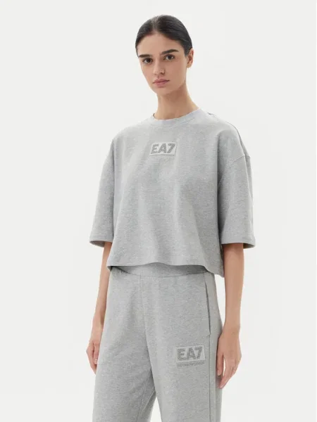 Тениска Ea7 Emporio Armani сиво