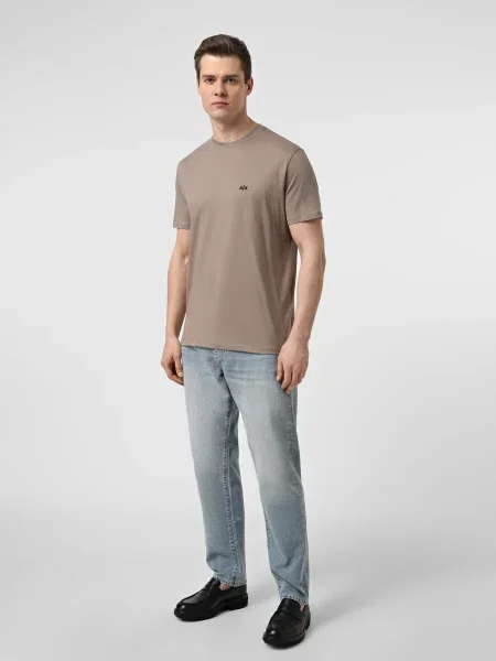 Футболка Armani Exchange бежевая