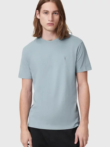 AllSaints tričko BRACE modré