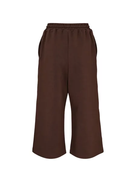 Pantaloni Melitta Baumeister alergare cu cordon maro