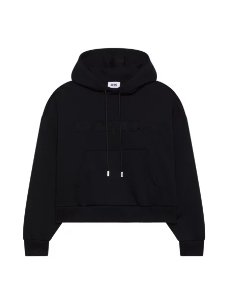 Bluza z kapturem Gcds z kapturem z logo czarna