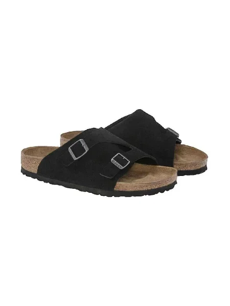 BIRKENSTOCK Šľapky Zürich VL / strieborná čierna
