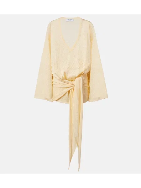 Rochie The Attico tricotate alb