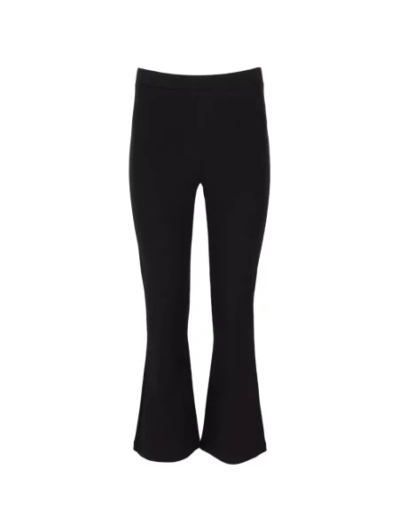 Leggings La Rose evazate negru