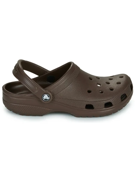 Klasické šľapky Crocs hnedá