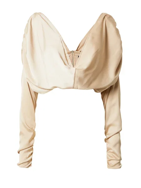 Misspap Bluză șampanie