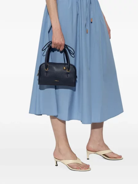 Geantă Furla din piele albastru