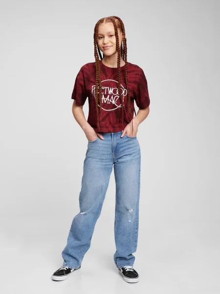 Pantaloni copii Gap albastru