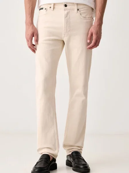Calvin Klein blugi slim fit pentru bărbați bej