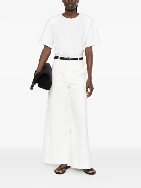 Pantaloni Eleh alb