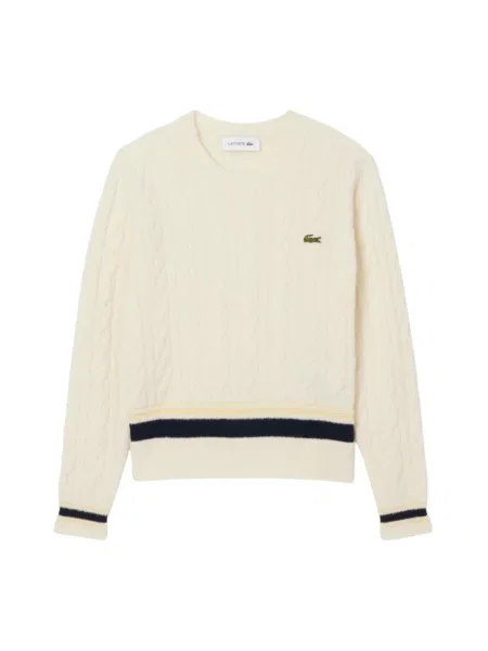 Sweter Lacoste beżowy