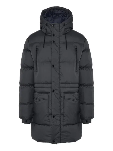 Funky Buddha Geacă de iarnă metalic gri