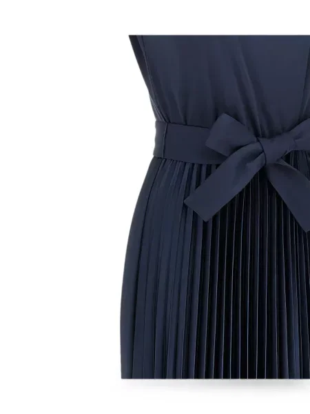 Cu centură rochie maxi Weekend Max Mara albastru